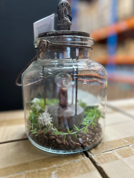 Glazen lampje zonder decoratie