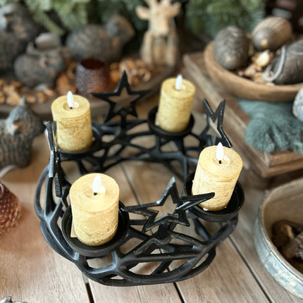 Zwart metalen Krans
