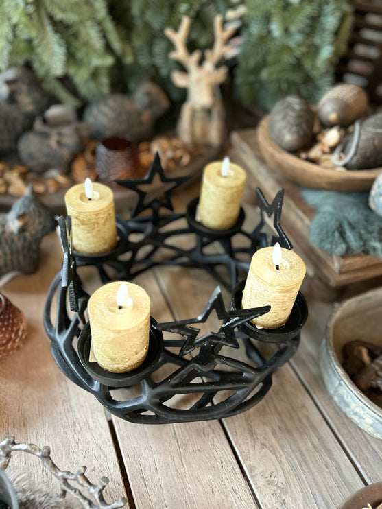 Zwart metalen Krans