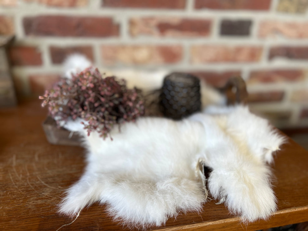 Cadeaupakket serveertray bruin-rood