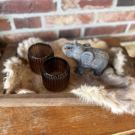 Cadeau pakket Brocante Serveertray met olifantje