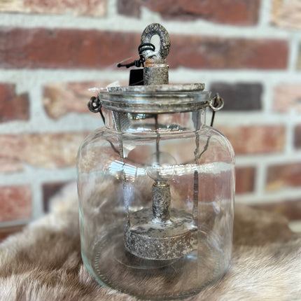 Glazen lampje zonder decoratie