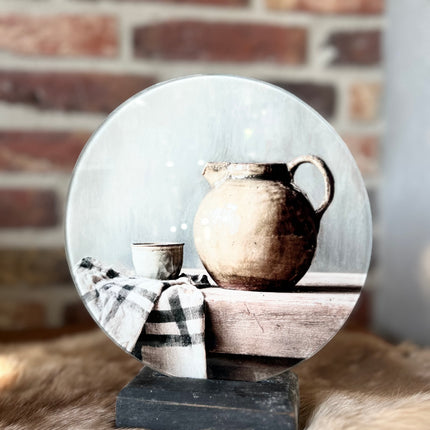 Glasplaatje Brocante Stenen kan