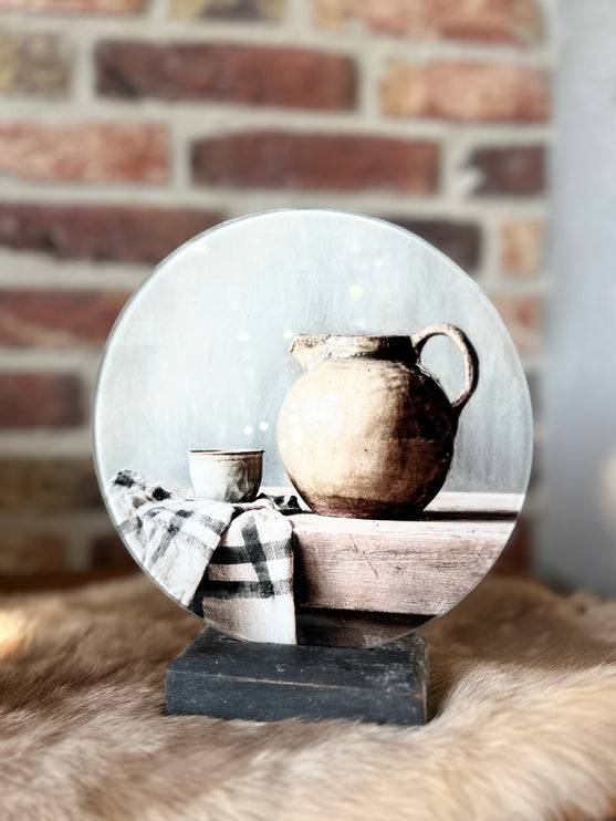 Glasplaatje Brocante Stenen kan