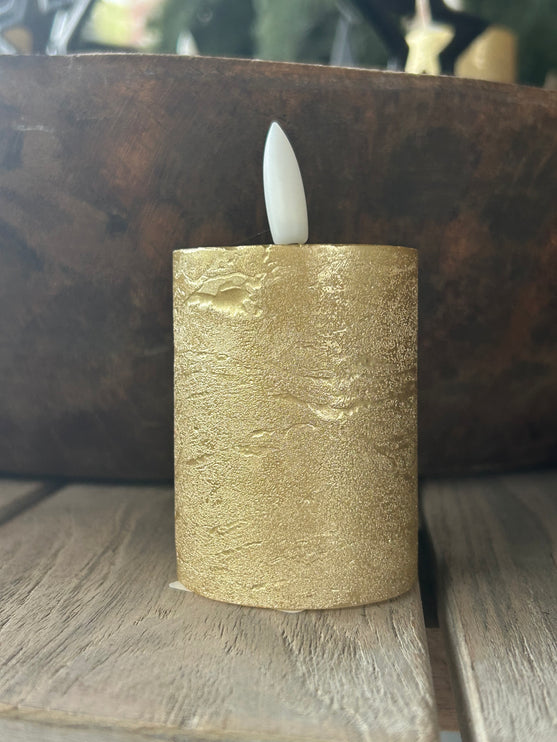 Led kaars Goud