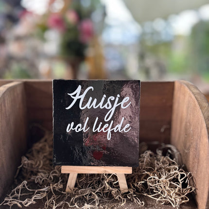 Tegeltje met eigen namen