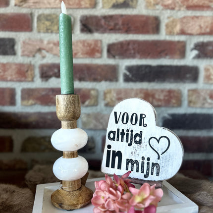Cadeau pakket Voor altijd in mijn hart white