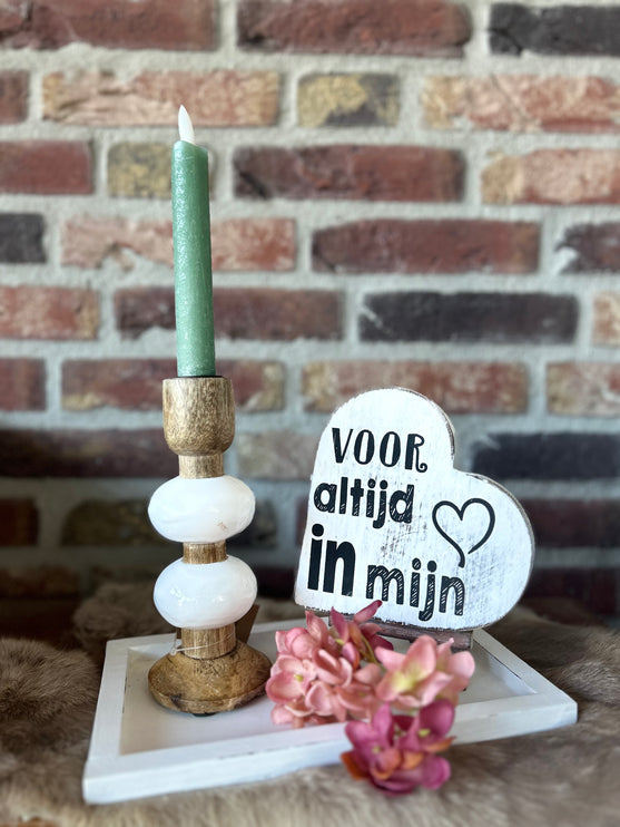 Cadeau pakket Voor altijd in mijn hart white