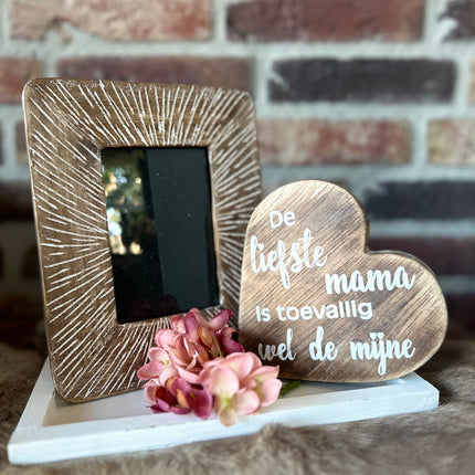Cadeau pakket Fotolijstje De liefste Mama