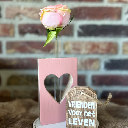 Cadeau pakket met hangertje Vrienden voor het leven