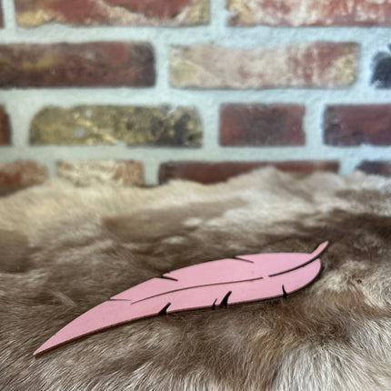 Veer 19x5cm roze