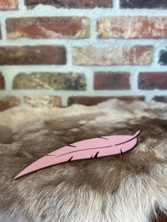 Veer 19x5cm roze