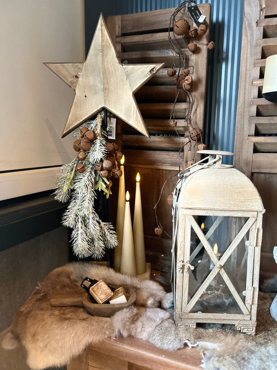 Kegelkaars Led set van 3 - in de kleur groen/oud-roze/zwart