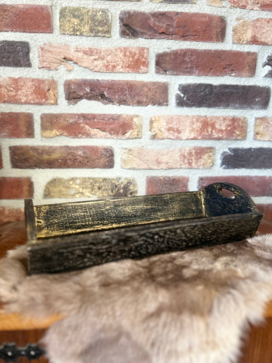 dienblad 16x35cm Black / Gold