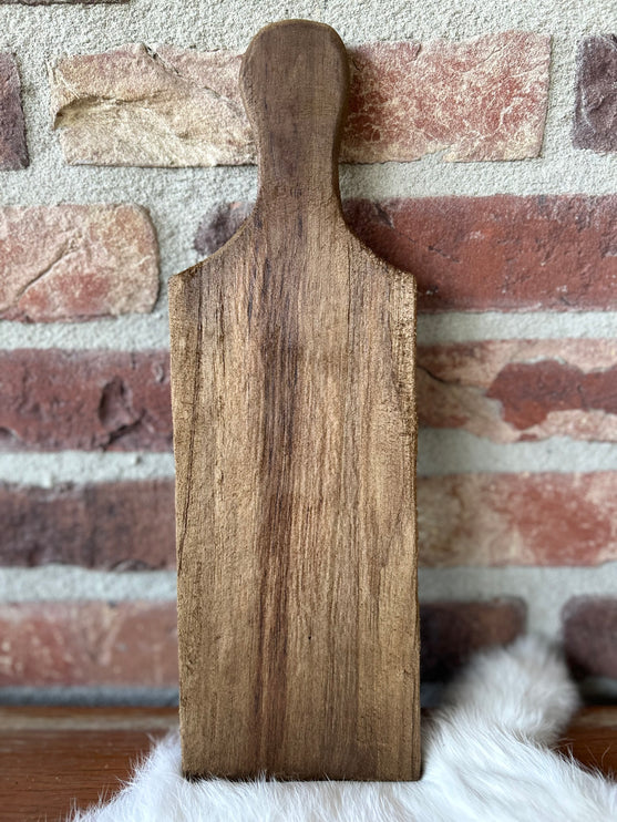 Smal serveerplankje donker