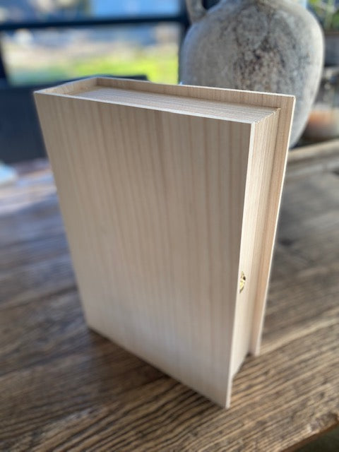 Kistje in boekvorm met/zonder opdruk