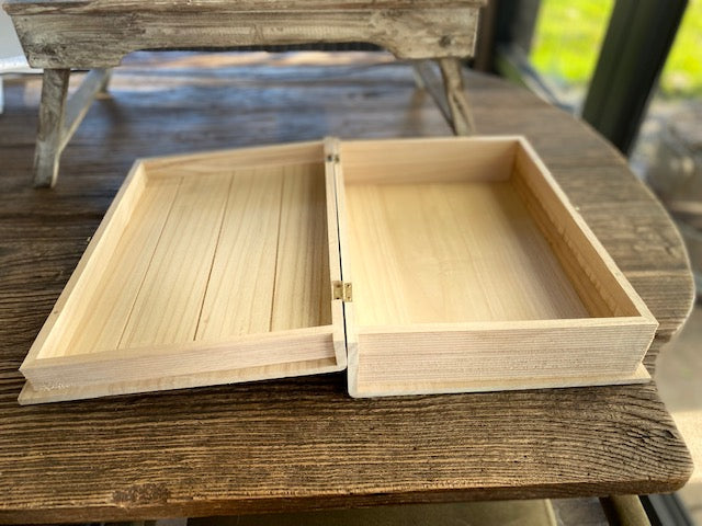 Kistje in boekvorm met/zonder opdruk