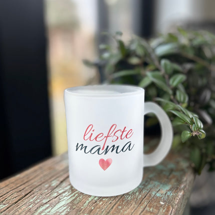 Theeglas Mat Liefste Mama