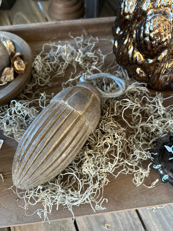 Houten Pegel - gestreept