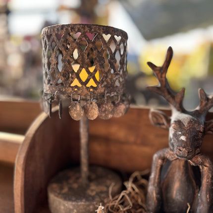 Tafellampje grijs-roest