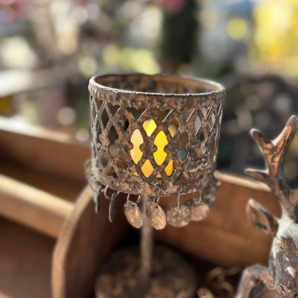 Tafellampje grijs-roest