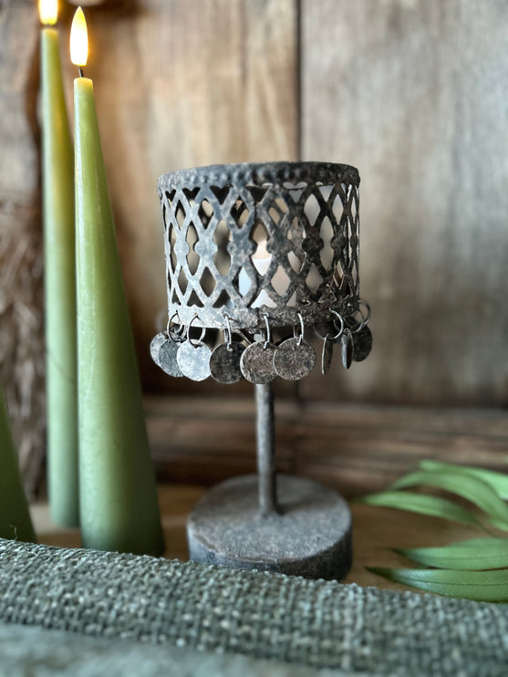 Tafellampje grijs-roest