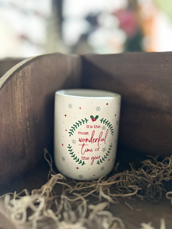 Cement Cancle It's the most wonderful time of the year