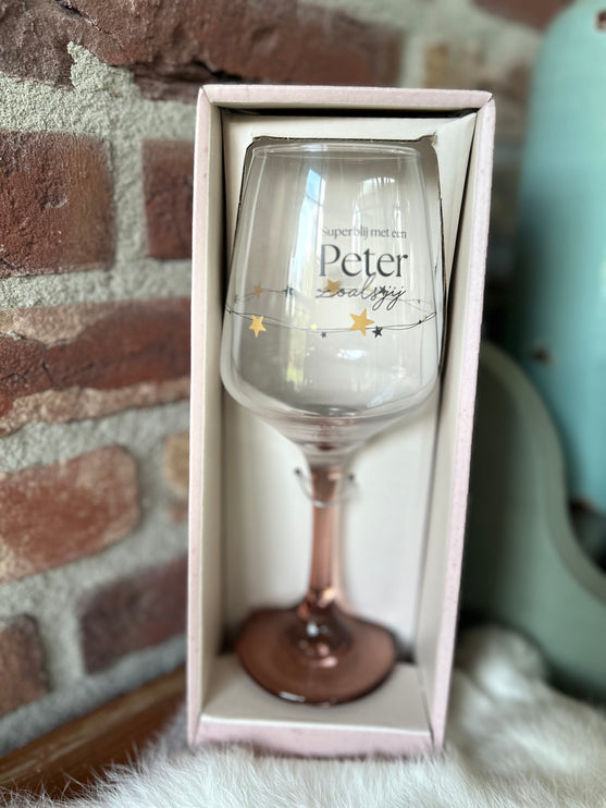 Wijnglas Peter