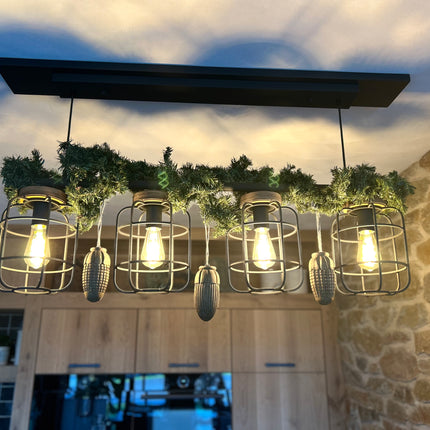 Houten Pegel - Geribbeld