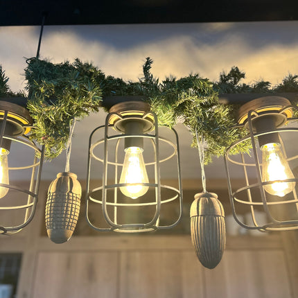 Houten Pegel - gestreept