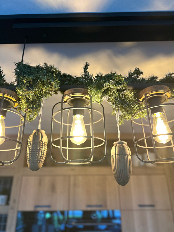 Houten Pegel - gestreept