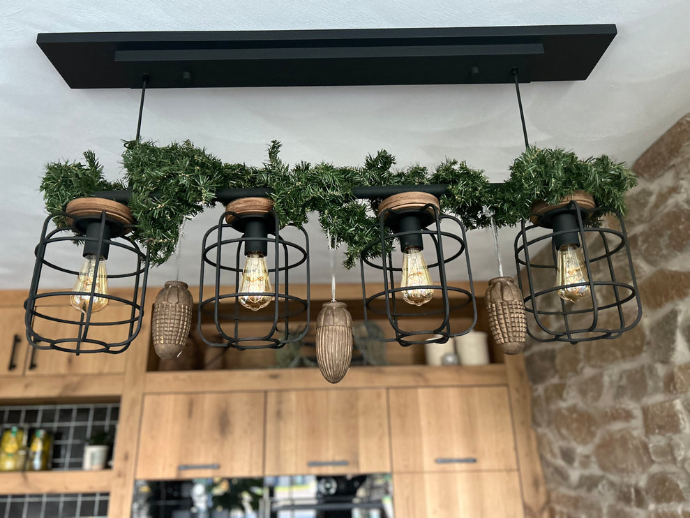 Houten Pegel - gestreept