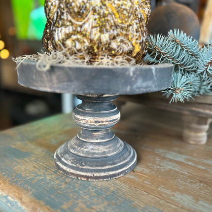 Houten plateau rond - Darkbrown