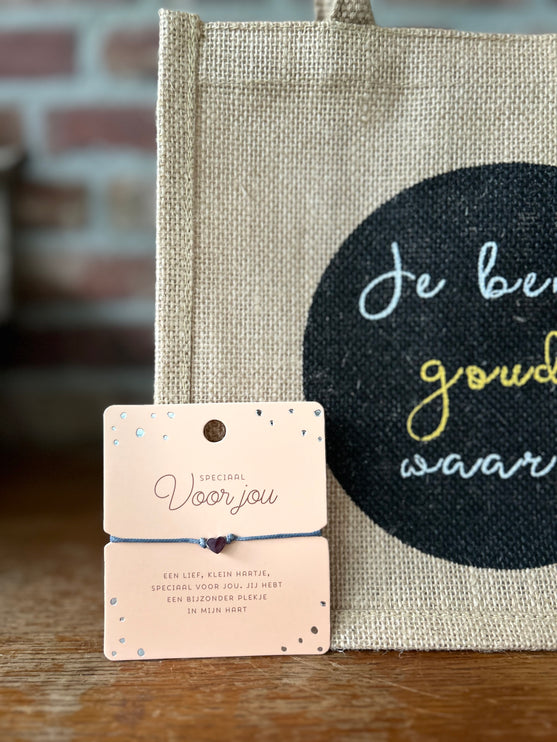 Cadeau Tas Je bent goud waard - Bedankt je bent fantastisch