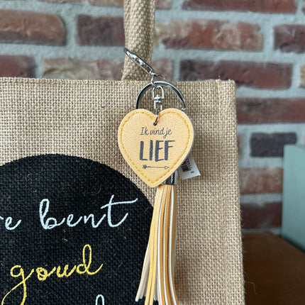 Cadeau Tas Je bent goud waard - Ik vind je lief