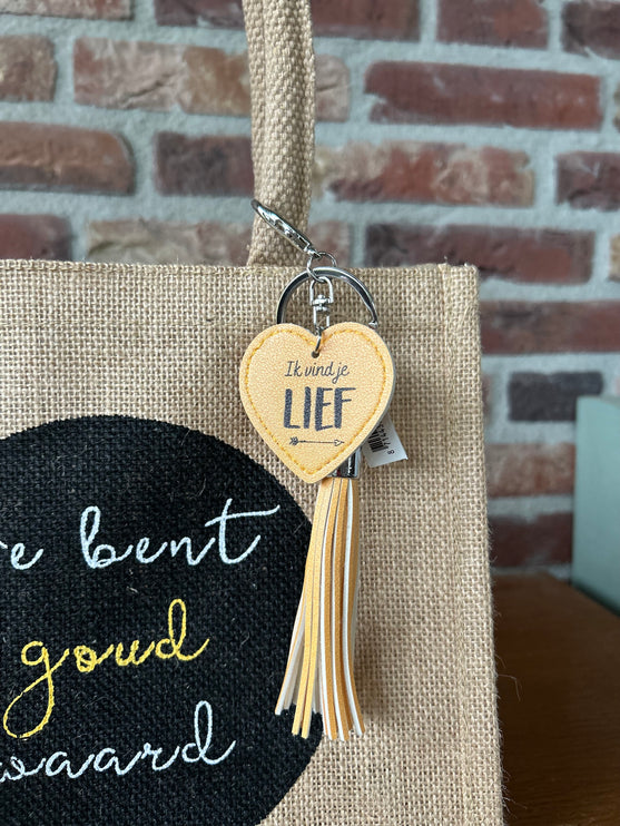 Cadeau Tas Je bent goud waard - Ik vind je lief