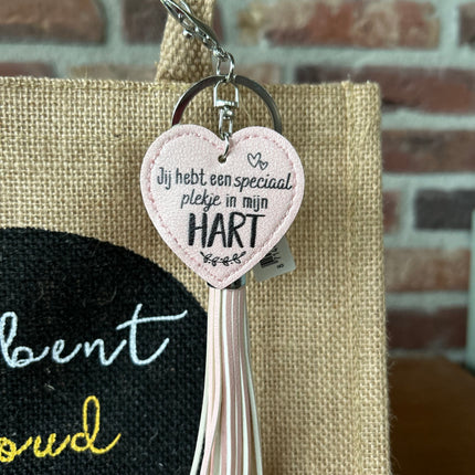 Cadeau Tas Je bent goud waard - Je hebt een speciaal plekje in mijn hart