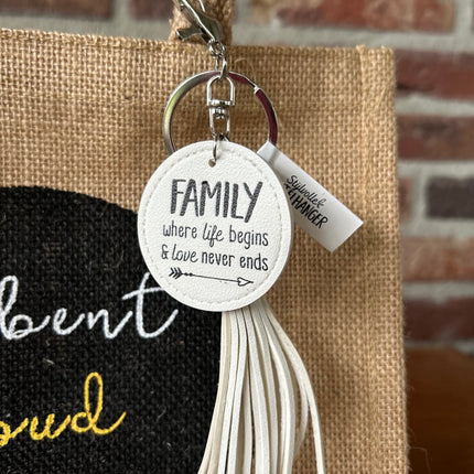 Cadeau Tas Je bent goud waard - Family where life begins & love never ends