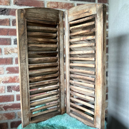 Houten louvre luik L - 60 cm