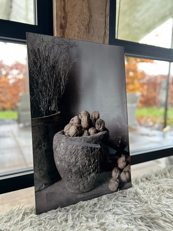 Glasschilderij Walnoot