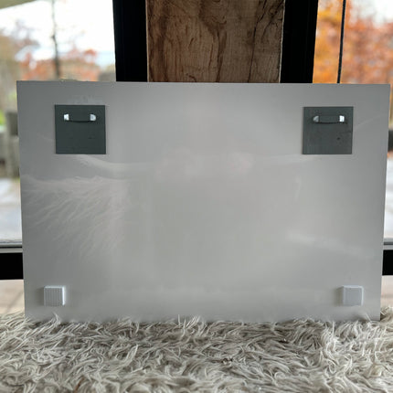 Glasschilderij schotse hooglander donker