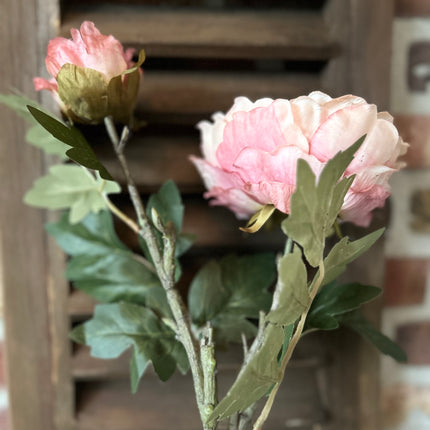 Zijden Bloem Pioenroos