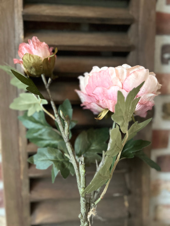 Zijden Bloem Pioenroos