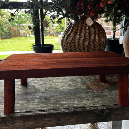 Houten Plateau XL Rood/Bruin