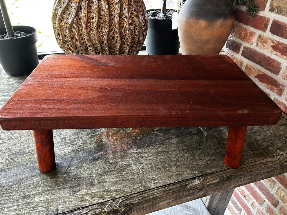 Houten Plateau XL Rood/Bruin