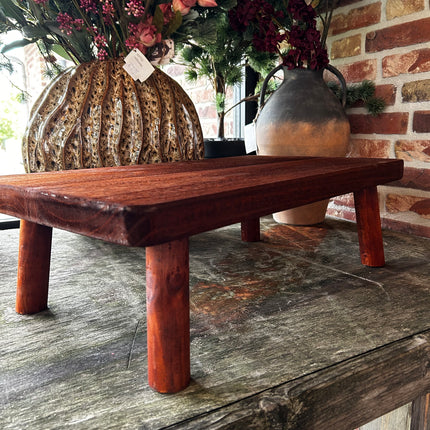 Houten Plateau XL Rood/Bruin