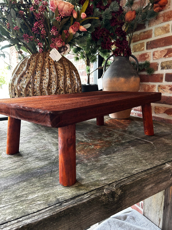 Houten Plateau XL Rood/Bruin
