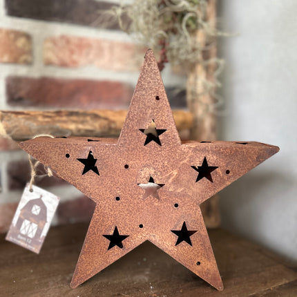 X mas Star Roest S - Waxinehouder