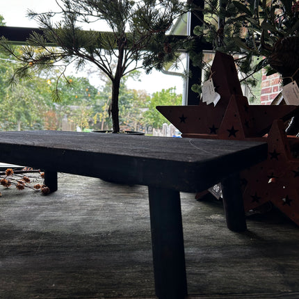 Houten Plateau XL Bruin-zwart