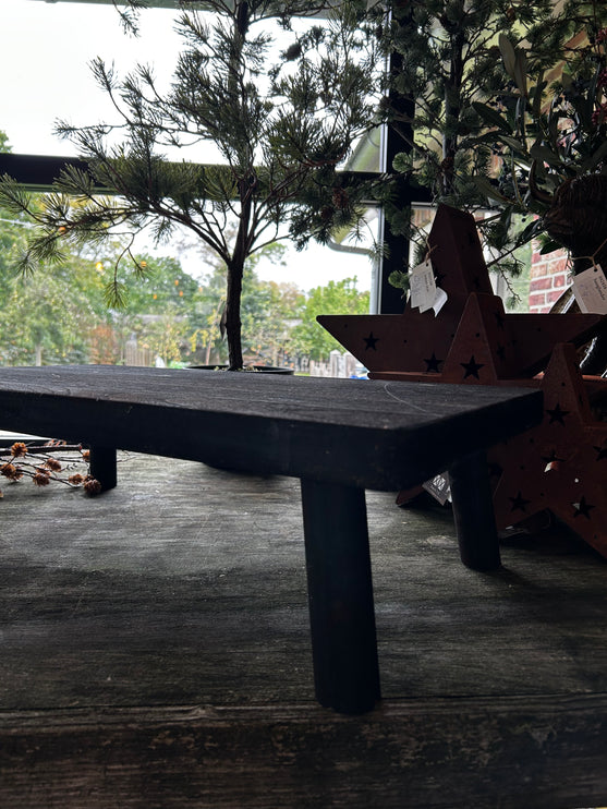 Houten Plateau XL Bruin-zwart